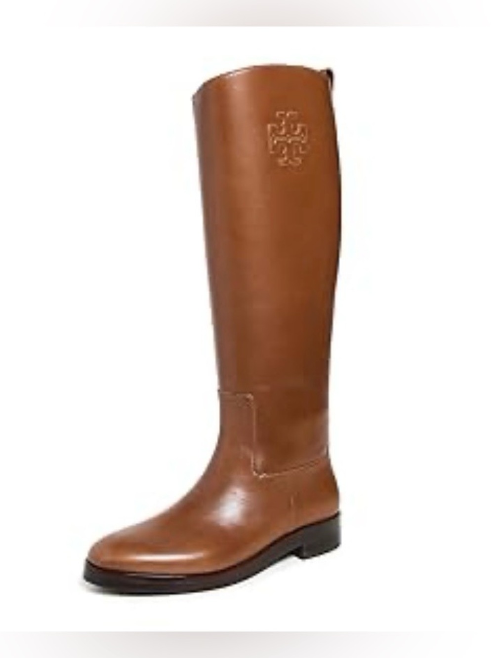 Tory Burch Tall Leather Riding Boots in Cognac, brand new never used - Picture 4 of 4